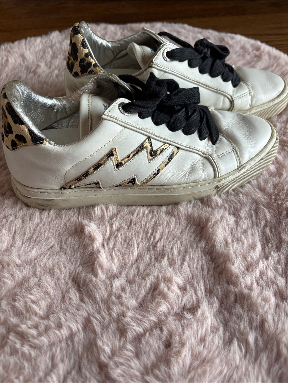 Zadig & Voltaire ZV1747 La Flash Sneakers size 7/EU38